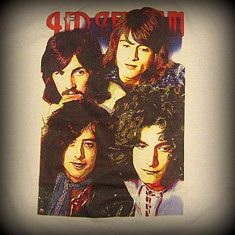 Led Zeppelin - Band Up Close - T-shirt